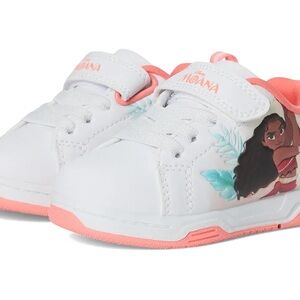 NWT Disney Moana Kids Shoes 10 Toddler- White and Pink